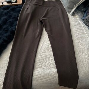 lululemon softstreme  Chocolate Brown Straight Leg Pants